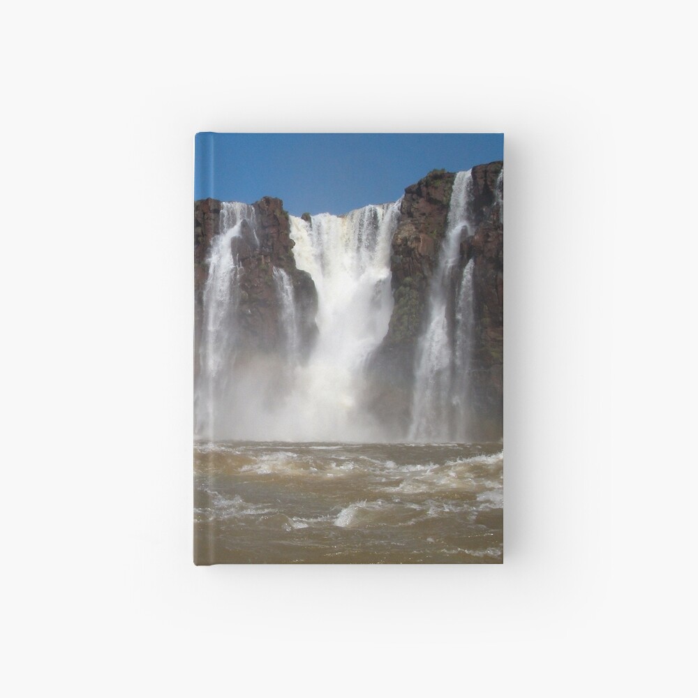 Iguazu Iguassu Waterfall Landscape Panorama Scenery, Brazil Argentina 3 Hardcover Journal