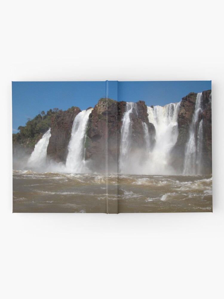 Alternate view of Iguazu Iguassu Waterfall Landscape Panorama Scenery, Brazil Argentina 3 Hardcover Journal