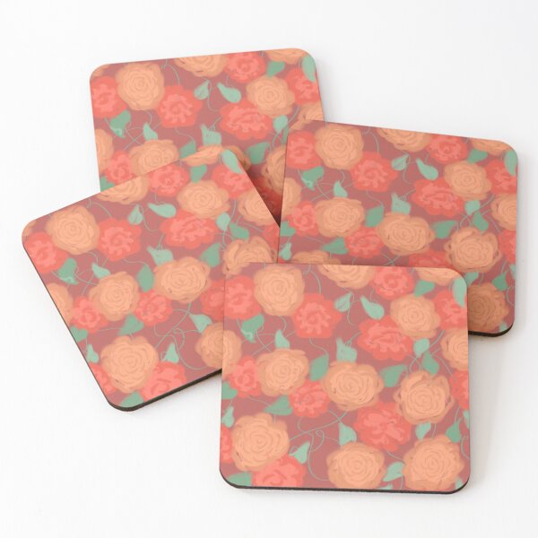 Item preview, Peach Florals 4 designed and sold by Julia Padilla.