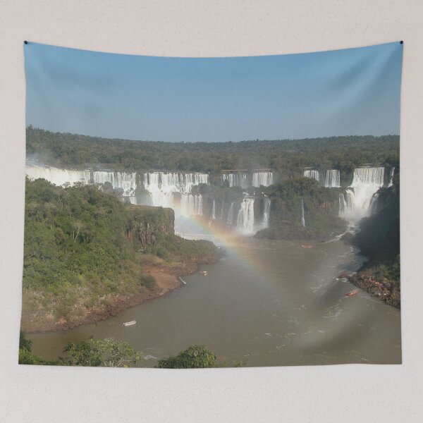 Item preview, Iguazu Iguassu Waterfall Landscape Panorama Scenery Rainbow designed and sold by worldways.
