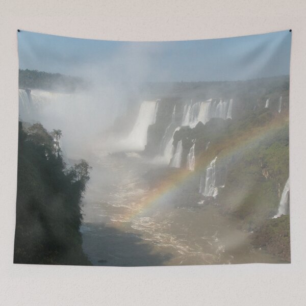 Item preview, Iguazu Iguassu Waterfall Rainbow Landscape Panorama Scenery  designed and sold by worldways.