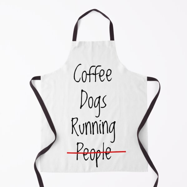 Aperçu de l'œuvre Café, chiens, courir, mais pas les gens créée et vendue par GregFromThePeg.