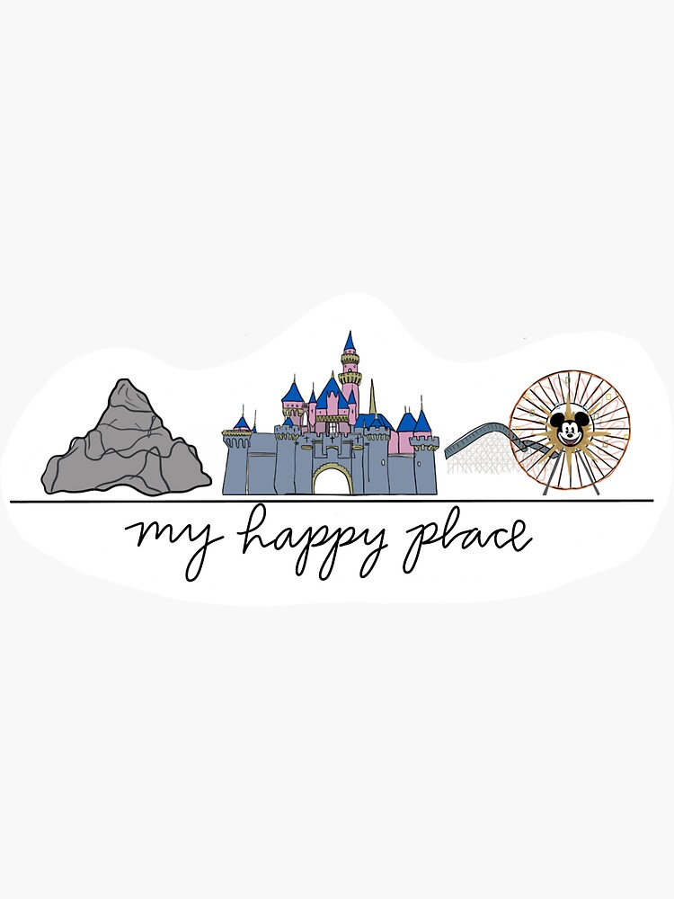 Disneyland Location Sticker // Disneyland Sticker // Disney