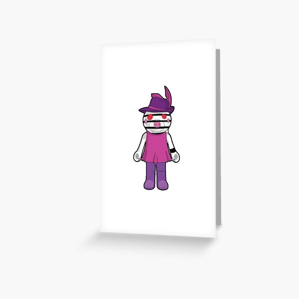 Roblox Piggy Foxy Greeting Cards Redbubble - foxy piggy roblox characters drawing