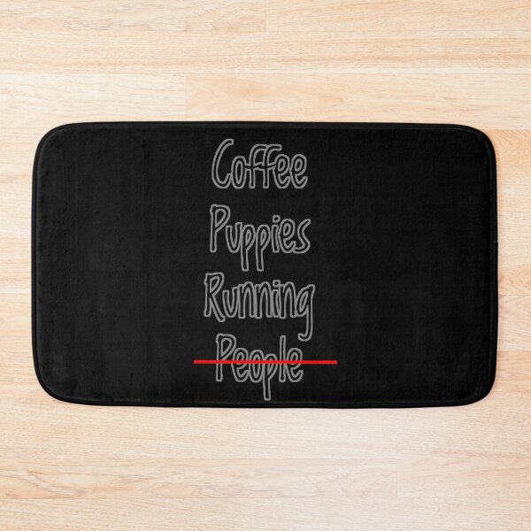 Aperçu de l'œuvre Café, chiots, courir, mais pas les gens créée et vendue par GregFromThePeg.