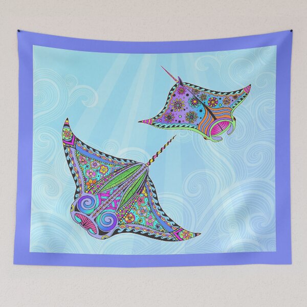 Item preview, Electric Manta Rays designed and sold by Tammy Wetzel.