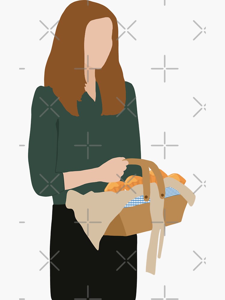 "bree delivering muffins" Sticker for Sale by aluap106 Redbubble