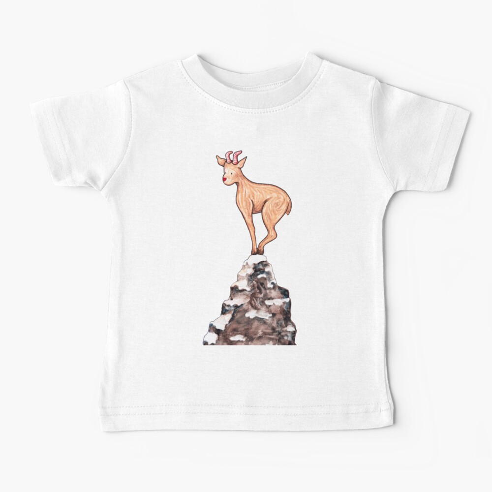 Winter Goat Baby T-Shirt