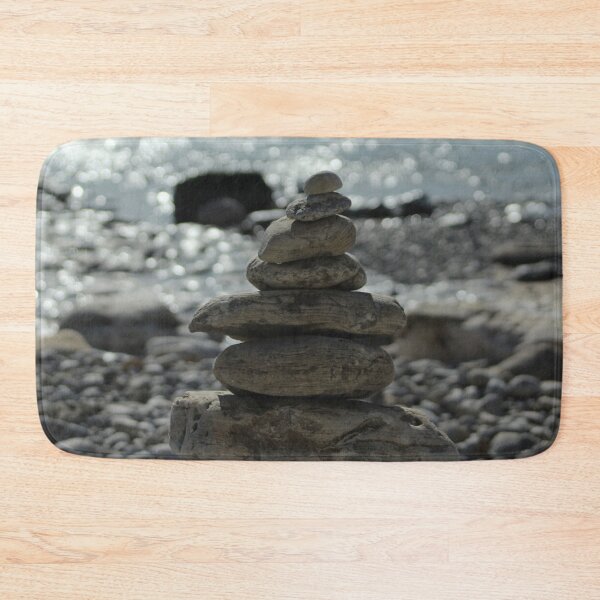 Item preview, Zen Balancing Pebbles Seashore designed and sold by worldways.
