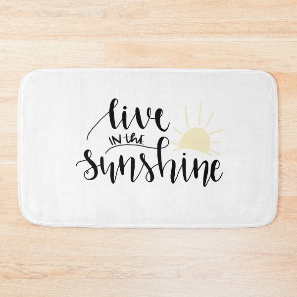 Item preview, Live in the Sunshine inspirational quote  designed and sold by Sophie0854.