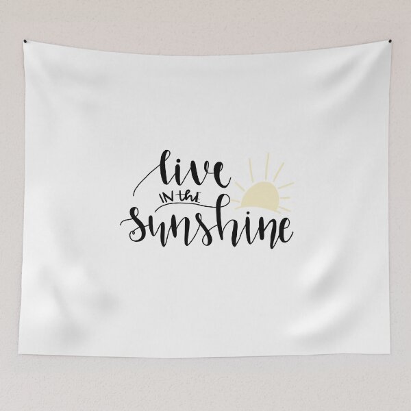 Item preview, Live in the Sunshine inspirational quote  designed and sold by Sophie0854.