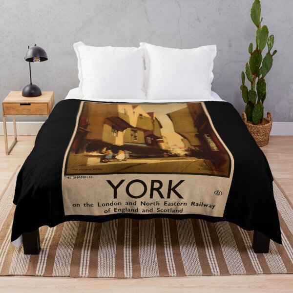 Item preview, York vintage travel poster designed and sold by stickart-marek.