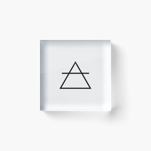 Aperçu de l'œuvre Symbole de l'alchimie aérienne (noir) créée et vendue par lmmanning.