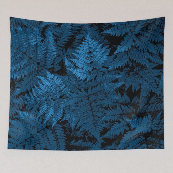 Item preview, Blue Fern Leaves designed and sold by ChezM1989.