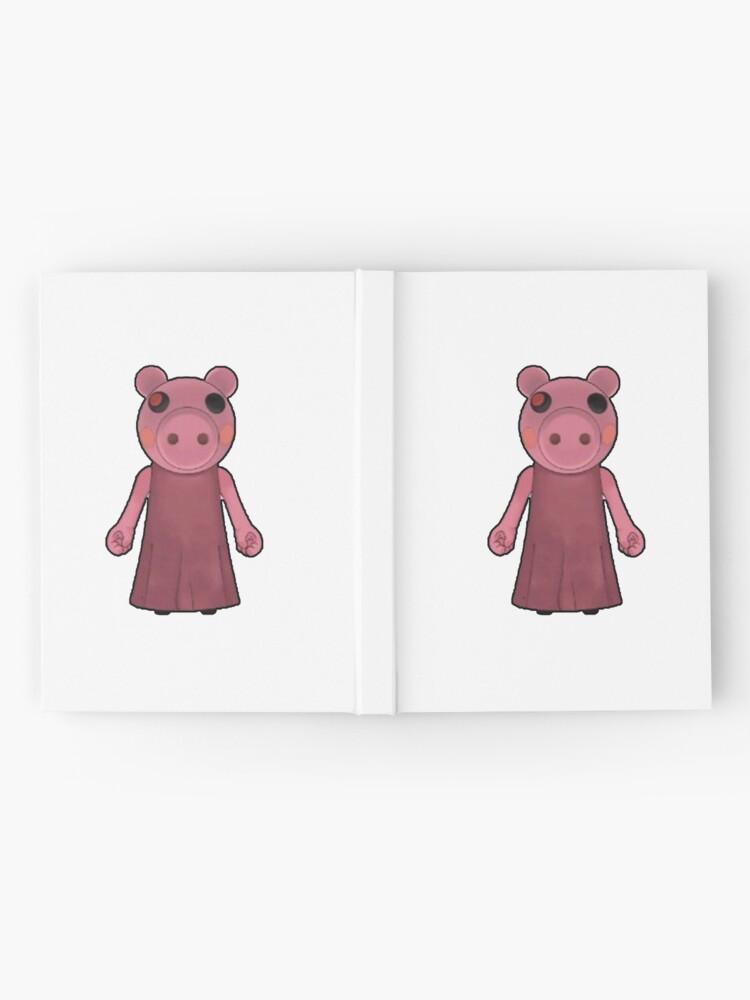 Piggy Roblox Roblox Game Roblox Characters Hardcover Journal By Affwebmm Redbubble - pink bear top roblox