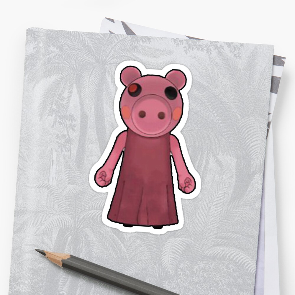Piggy Roblox Roblox Game Roblox Characters Sticker By Affwebmm Redbubble - bunny piggy roblox roblox game roblox characters framed art print by affwebmm redbubble