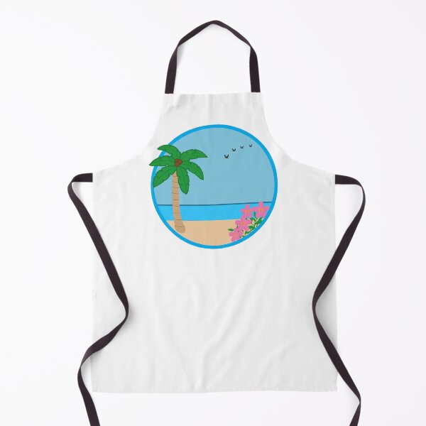 Item preview, Tropical Beach Scene with Palm Tree designed and sold by AmbroseAnn.