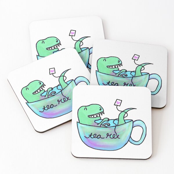 Item preview, Tea Rex dinosaur pun designed and sold by melissavaughn7.