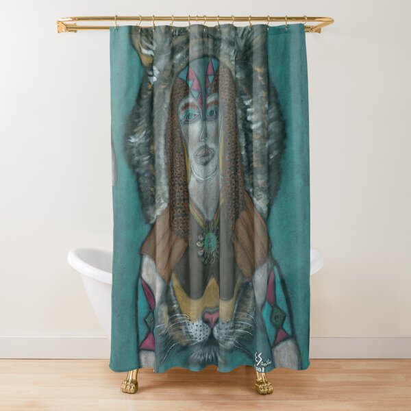 The Spiritual Warrior Shower Curtain