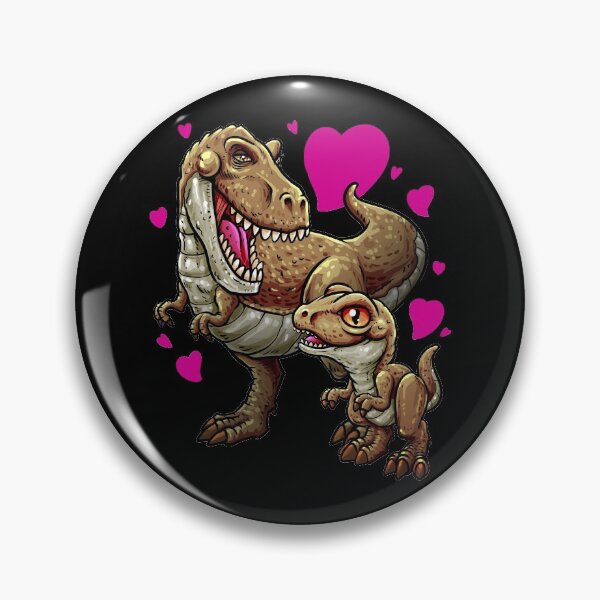 Item preview, Dinosaur Family Cute Parent & Child Drawing designed and sold by Delightfully Cynical.