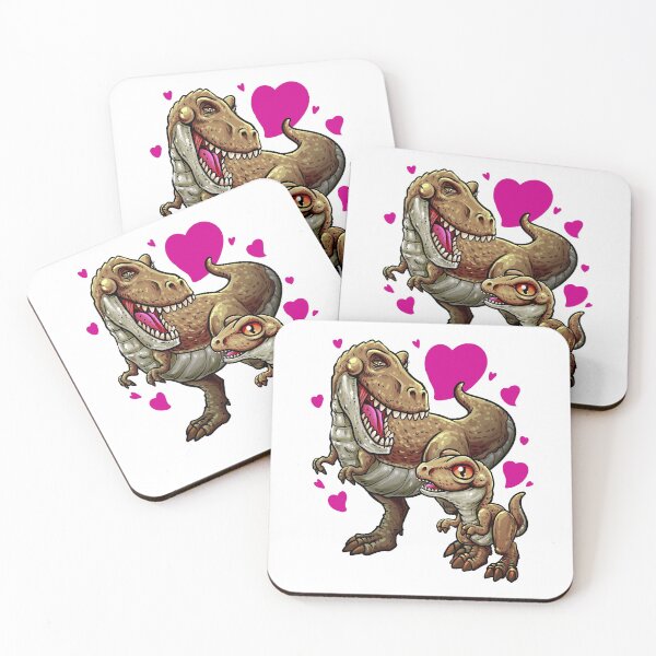 Item preview, Dinosaur Family Cute Parent & Child Drawing designed and sold by Delightfully Cynical.