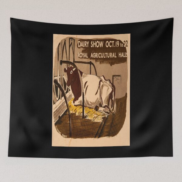Item preview, Dairy Show vintage travel poster designed and sold by stickart-marek.