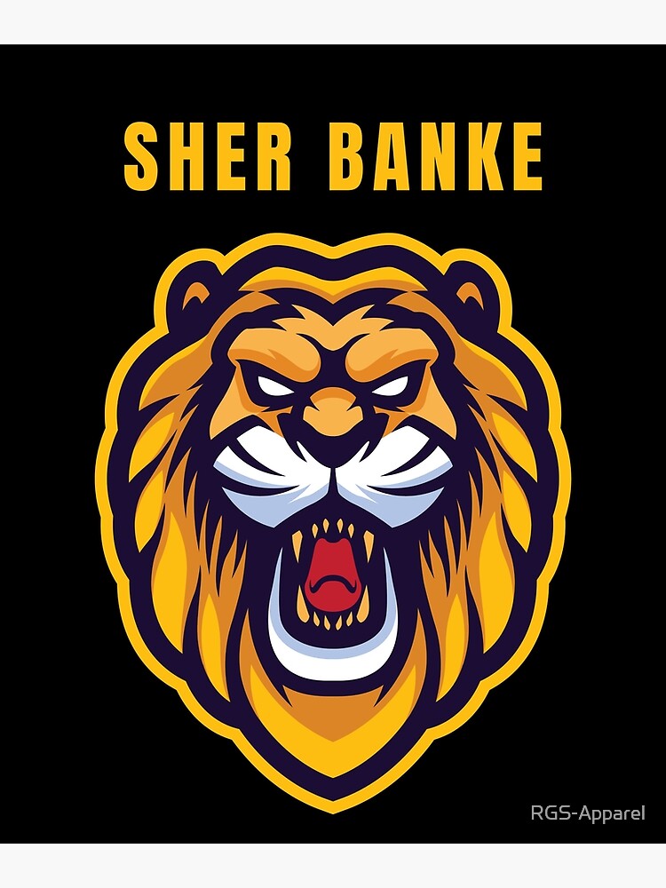 Sher Banke - India' Poster for Sale by RGS-Apparel