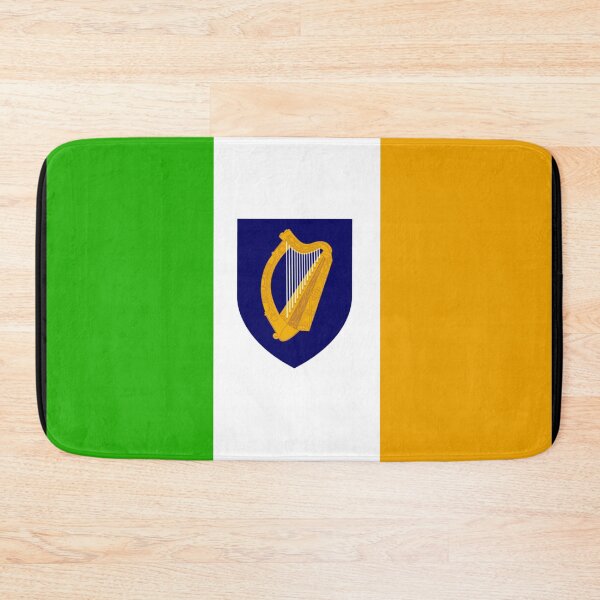 Item preview, Black Republic of Ireland coat of arms flag designed and sold by AidanMDesigns.