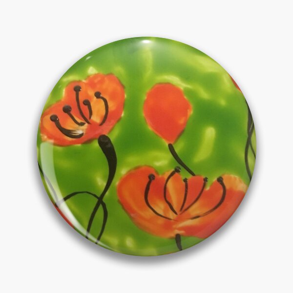 Item preview, Brilliant Orange Poppies designed and sold by lindahineart.