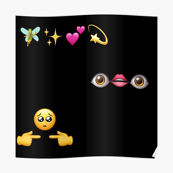 Shy Tiktok Emoji Posters Redbubble