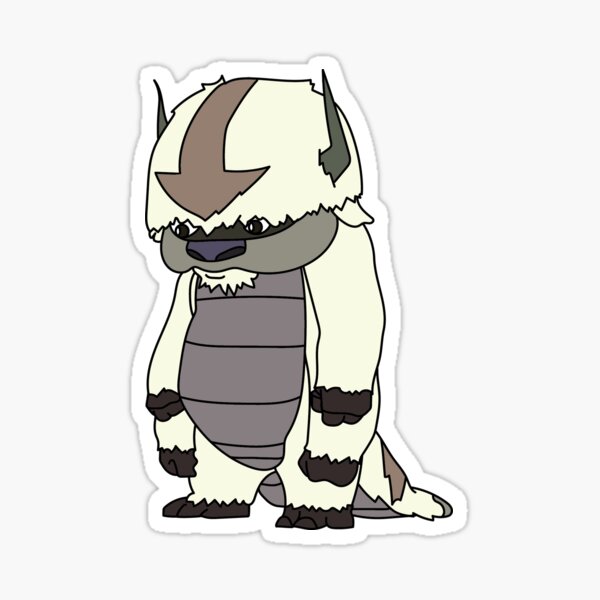 Bipedal Appa Sticker