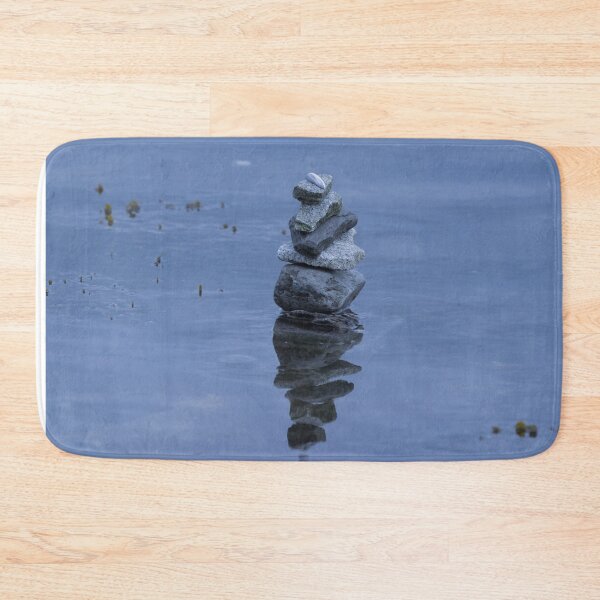Item preview, Frozen Cairn of Rocks And Reflection on Ice designed and sold by TheCrazyBear.