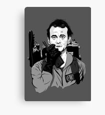 Ghostbusters Peter Venkman Bill Murray illustration Canvas Print