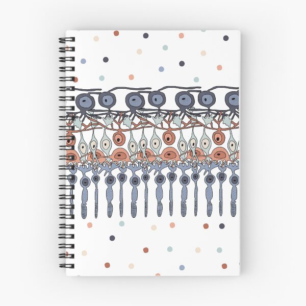 Item preview, Retinal Circuitry - Color on White designed and sold by Hodgepodge Bricolage.
