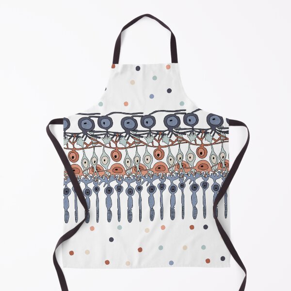 Item preview, Retinal Circuitry - Color on White designed and sold by Hodgepodge Bricolage.