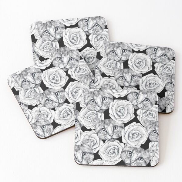 Item preview, Flowers, Cats designed and sold by Flower Magic .