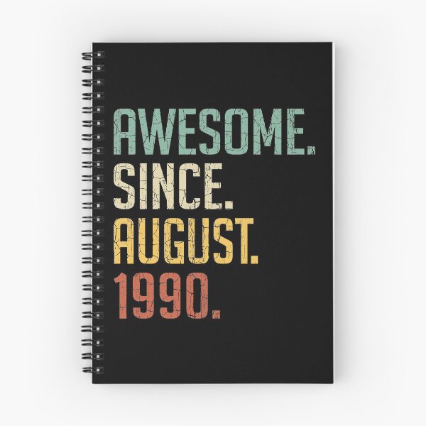 Item preview, Impresionante desde agosto de 1990 30 cumpleaños regalo 30 años de edad agosto de 1990 designed and sold by Takatv.