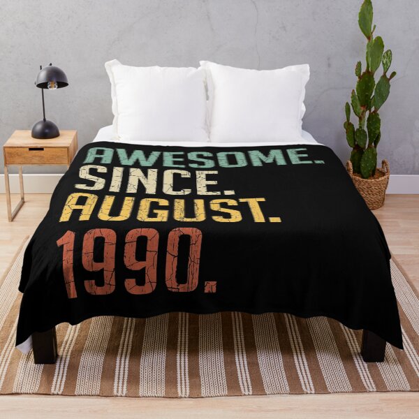 Item preview, Impresionante desde agosto de 1990 30 cumpleaños regalo 30 años de edad agosto de 1990 designed and sold by Takatv.