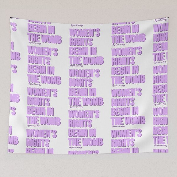 Item preview, Women's Rights Begin in the womb Design #6 Purple 2 designed and sold by prolifehoneyy.