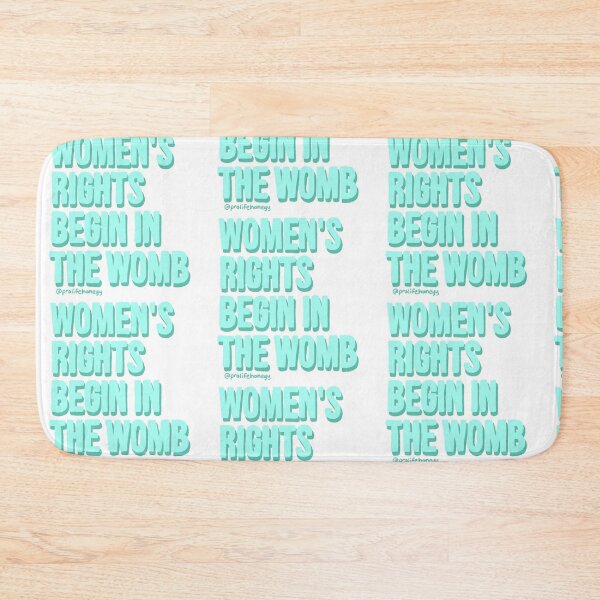 Item preview, Women's Rights Begin in the Womb #6 Green2 designed and sold by prolifehoneyy.