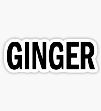 GINGER. Sticker