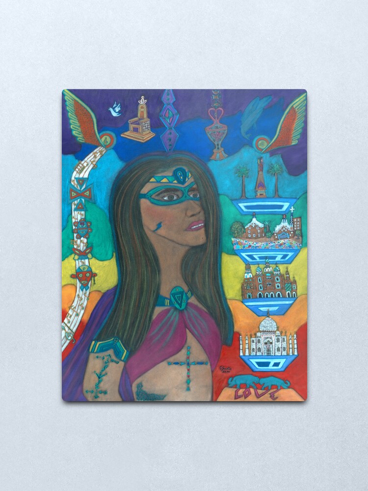 Alternate view of Unmasking Your Soul Metal Print