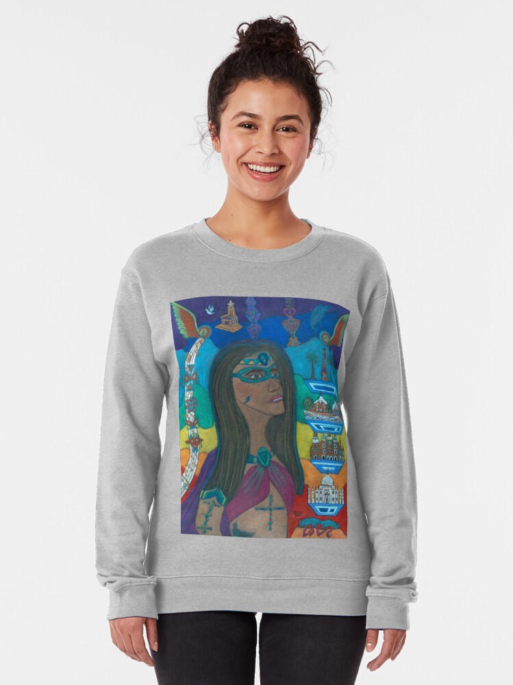 Alternate view of Unmasking Your Soul Pullover Sweatshirt