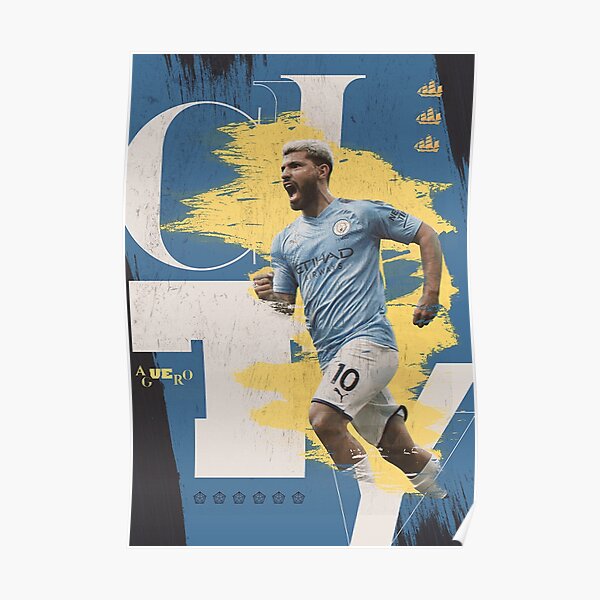 Sergio Kun Aguero Posters | Redbubble