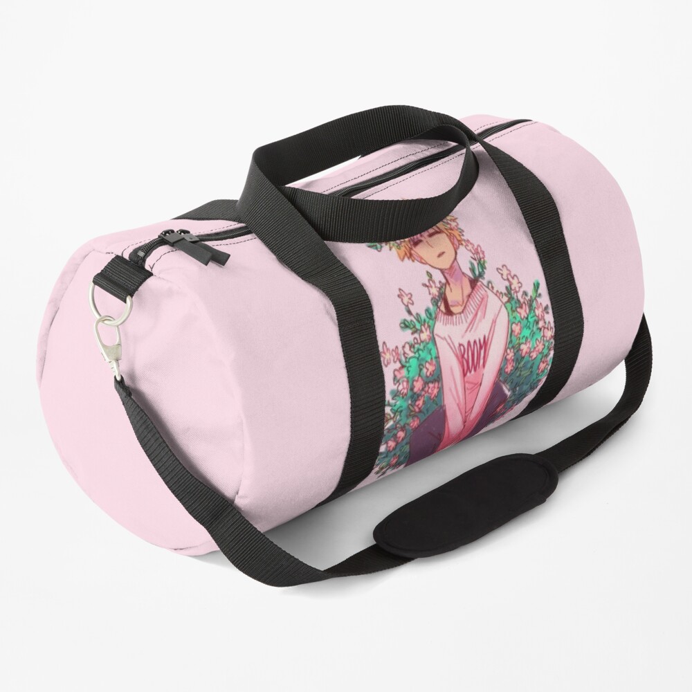 Bakugou in Pink Duffle Bag