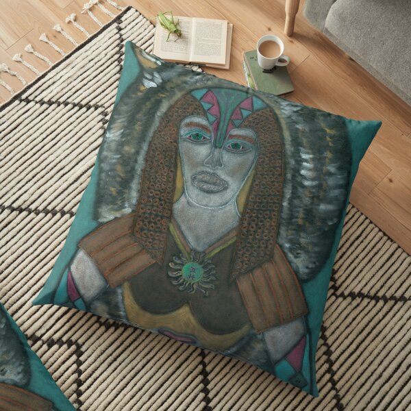 The Spiritual Warrior Floor Pillow