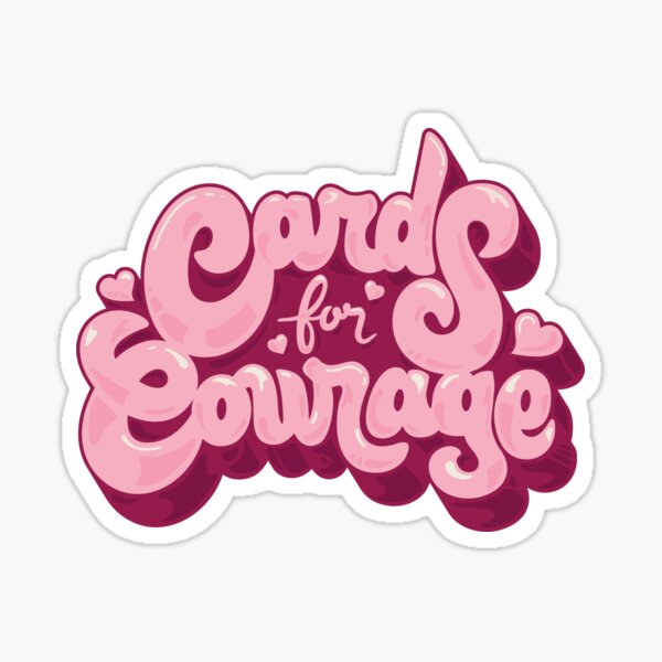 Cards for Courage Sticker