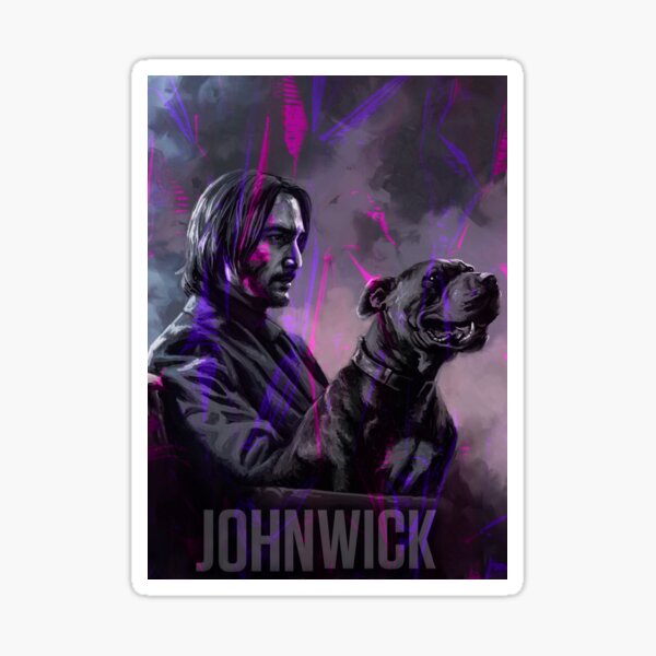 Artikel-Vorschau von John Wick und sein Hund., designt und verkauft von misguidedtaffy.