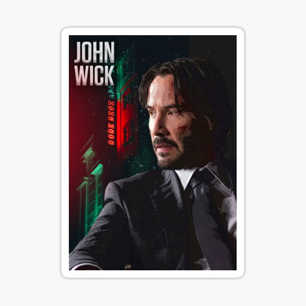 Artikel-Vorschau von John Wick Neon Nächte, designt und verkauft von misguidedtaffy.