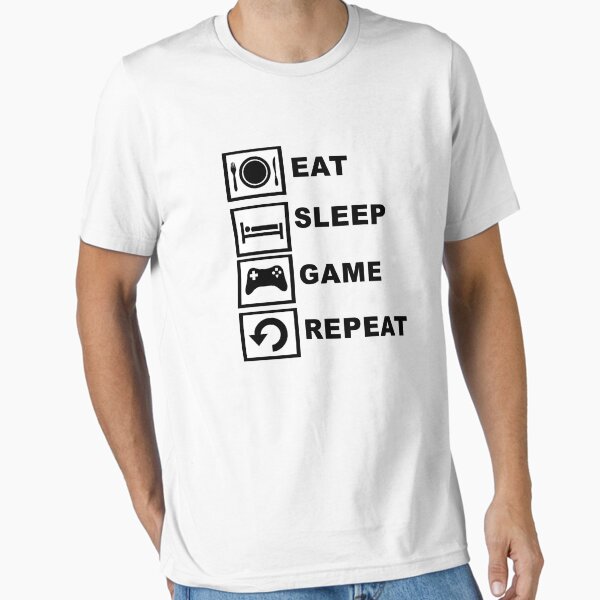 Item preview, Eat, Sleep, Game, Repeat. designed and sold by sweetsixty.